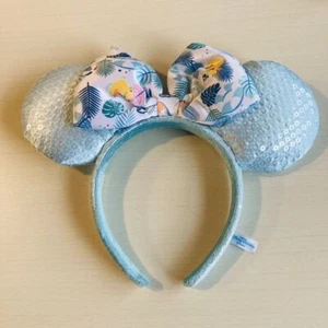 Tokyo Disney Resort Headband Ears Minnie Mouse 2022 SuiSui Summer Chip & Dale - Picture 1 of 12