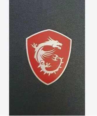 MSI Original Sticker Aufkleber Logo Drache Dragon Case Gehäuse PC Gaming Bage