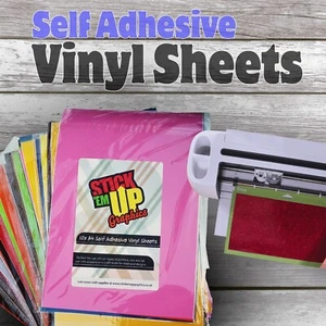 10 x Gloss Grey Self Adhesive Vinyl Stickers Decals Sign Making Craft Sheets - Picture 1 of 38