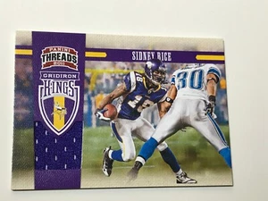 2011 Panini Threads Gridiron Kings Materials Card No.27 Sidney Rice #103/299 - Picture 1 of 1