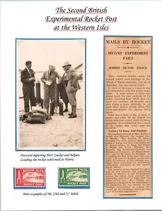 Amazing lot England Rocket Mail Stamps Labels Photos Postcards News Clippings - Picture 1 of 10