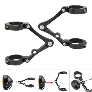 39-41mm Motorcycle Headlight Bracket Mount Clamp Fork Tube Spotlight Holder AS - Picture 1 of 8