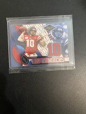 2004 Eli Manning press pass big numbers checklist🔥📈🏈