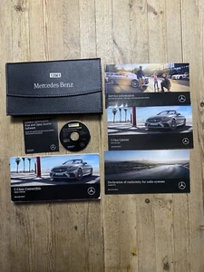 18-21 MERCEDES C CLASS CABRIOLET OWNERS MANUAL HANDBOOK PACK 2018 Ref13561 - Picture 1 of 18