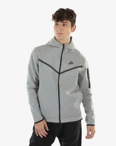 Nike Tech Fleece FullZip Hoodie Grey Jacket Mens Size (2XL) 2X LARGE New✅ - Picture 1 of 7