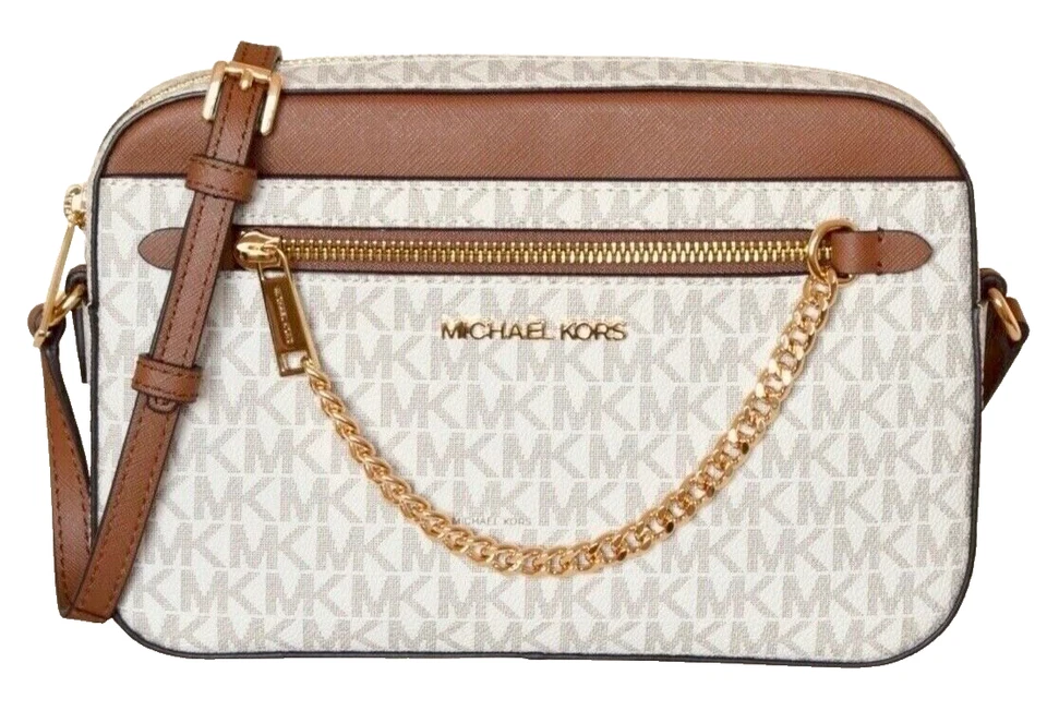 Michael Kors Jet Set Umhängetasche - Vanilla