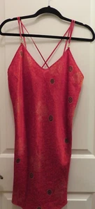 Vtg JACLYN SMITH Camisole Nightgown Night Dress RED SIZE MEDIUM - Picture 1 of 7