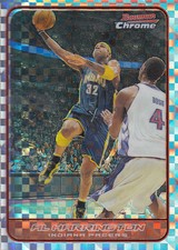 2006-07 Bowman Chrome X-Fractors Pacers Basketball Card #13 Al Harrington /150