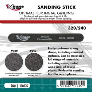 Mirage Hobby 100035 - Mirage Ponçage Stick Double Grid 240/320 - Neuf - Photo 1/1