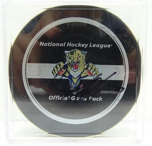 Sean Bergenheim Signed National Hockey League Official Game Puck - Picture 1 of 3