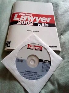 Quicken Lawyer 2002 Wills New but no Box SOFTWARE - Picture 1 of 2