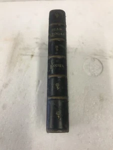 Antique 1894 Jean Sbogar Leather Book by Charles Nodier - Imagen 1 de 10
