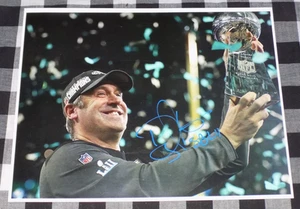 Doug Pederson Signed 8x10 Photo Philadelphia Eagles Super Bowl Champions - Picture 1 of 1