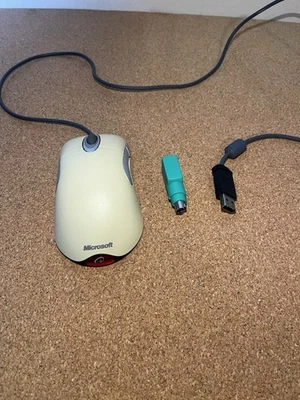 Microsoft 5 Button IntelliMouse Optical USB and PS/2 Adapter 5V 100mA TESTED - Image 1 of 4
