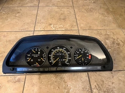 ✅ 梅赛德斯 w126 300SE 300SEL 速度表仪表组仪表原始设备制造商 125K — 第 1/4 张图片