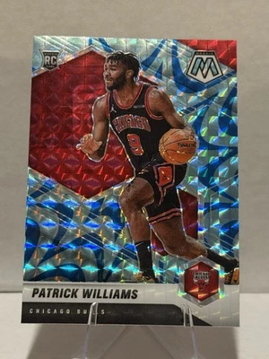 2020-21 Panini Mosaic - Rookie Patrick Williams #206 Reactive Blue Prizm (RC) - Image 1 of 2