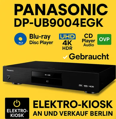 🎬 Panasonic DP-UB9004EGK Blu-ray Disc Player UHD 4K HDR CD Spieler Audio ✅  OVP - Bild 1 von 4