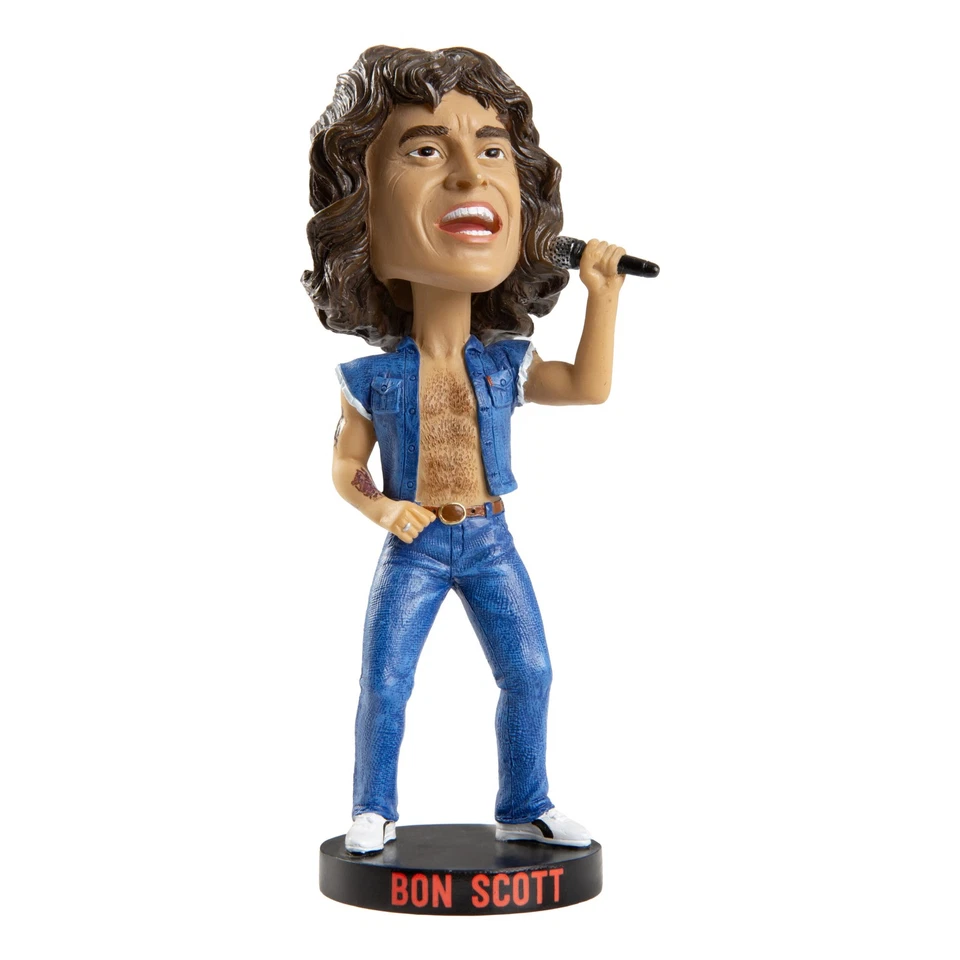 ACDC Logo Collectable ACDC Bon Scott Bobblehead Statue Christmas gifts - image 1 of 1