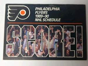 1989-90 Philadelphia Flyers Hockey Pocket Schedule - Picture 1 of 2