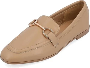 Zapatos planos cuadrados de espuma Journee Collection para mujer Mizza Tru Comfort, talla Moca 8M - Imagen 1 de 3