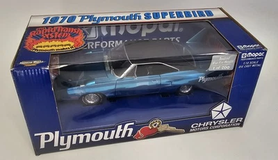 PLYMOUTH SUPERBIRD 1970 AZUL CROMO ERTL 1/18 AZUL 1 DE SOLO 200 Foto 1 de 4