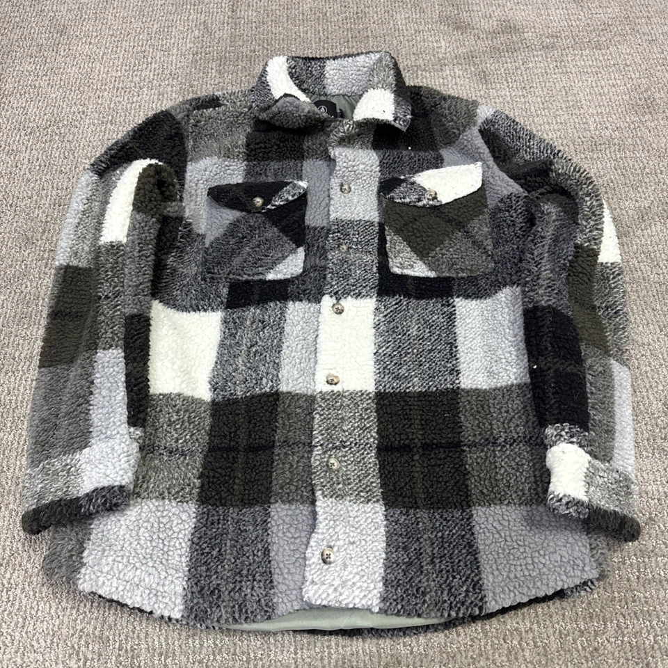 Volcom Jacket Multicolored Plaid Long Sleeve Women’s Size Small - Image 1 of 4