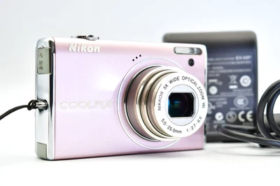 ⏯️[Excellent+5] Nikon COOLPIX S640 pink 12.3MP Compact Digital Camera From Japan - Image 1 of 4