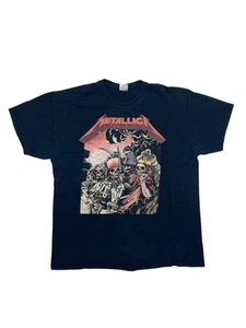 Camiseta vintage Metallica para hombre talla XL negra jinetes 2014 camiseta rock - Imagen 1 de 6