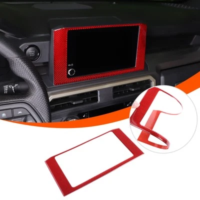 Наклейки на экран навигации панель рама из настоящего углеродного волокна для Toyota Tacoma 2024+ - Изображение 1 из 4