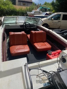 Motorboot m. 15 PS AB, somit Führerschein frei, mit zugelassenem Trailer mit TÜV - Bild 1 von 10