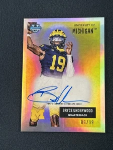 2025 Bowman Chrome U Bryce Underwood 1955 Bowman Auto /99 #55AV-BU Michigan - Bild 1 von 6