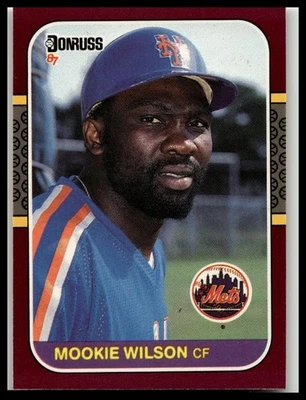 Mookie Wilson 1987 Donruss Opening Day Baseball New York Mets - Image 1 of 2