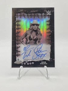 2025 Topps Chrome WWE x Cactus Jack Trish Stratus Famed Phantoms Auto Refractor - Picture 1 of 2