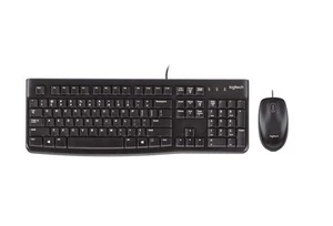 Logitech MK120 Wired Keyboard and Mouse for Windows, QWERTY Hebrew Layout - Blac - Bild 1 von 4