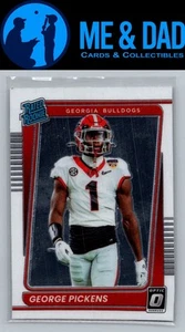 2022 Panini Chronicles Draft Picks #23 George Pickens Donruss Optic Rated Rookie - Picture 1 of 2