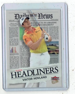 Viktor Hovland Fleer Ultra Golf Headliners Card - Picture 1 of 1