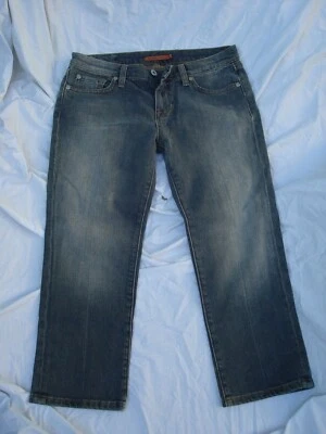 Vertigo Jeans Womens Dark Wash Jean Capri Size 8 / 30 Beautiful condition sz 8 — 第 1/4 张图片