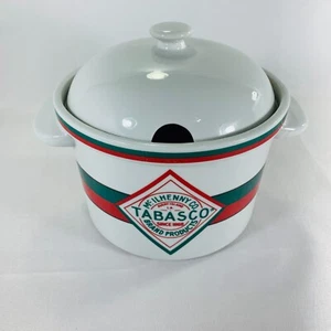 Olla de cerámica McIlhenny Tabasco de 2,5 cuartos de galón de colección - Imagen 1 de 8