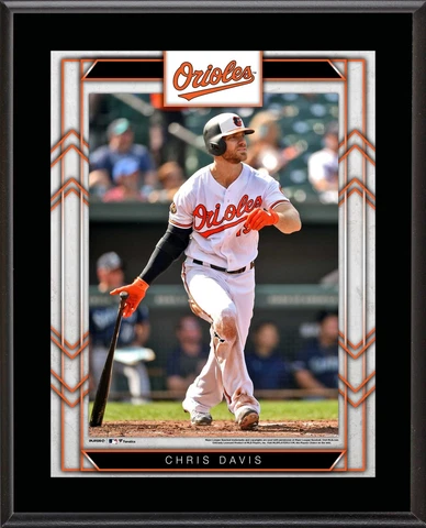 Chris Davis Baltimore Orioles 10.5" x 13" Sublimated Player Plaque Cover