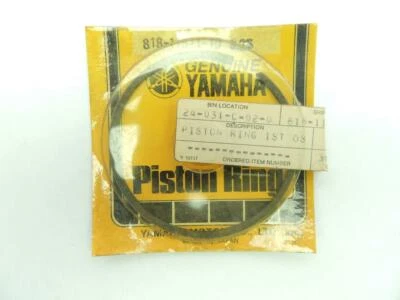 Anillo de pistón para moto de nieve Yamaha 1971-74 SW EW EL SL SS433 W13566 818-11611-10 NUEVO DE STOCK Foto 1 de 2