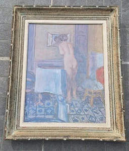 Reproduction Pierre Bonnard peinture Femme tableau cadre montparnasse - Photo 1 sur 10