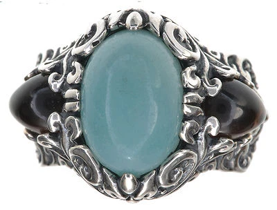 Carolyn Pollack Quartzite and Smoky Quartz Sterling Silver Ring Size 6 - Image 1 of 2
