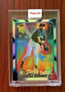 2021 Topps Project70 - 2001 Ichiro Suzuki by RISK #215 RAINBOW FOIL /70 - Picture 1 of 4