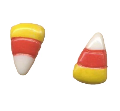 Funky PENDIENTES BOTÓN MAÍZ CARAMELO Divertidos Otoño Acción de Gracias Halloween Disfraz Joyería Foto 1 de 2