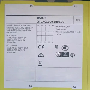 Nuovo per ABB BSR23 2TLA010041R0600 relè di sicurezza 24 V - Foto 1 di 2
