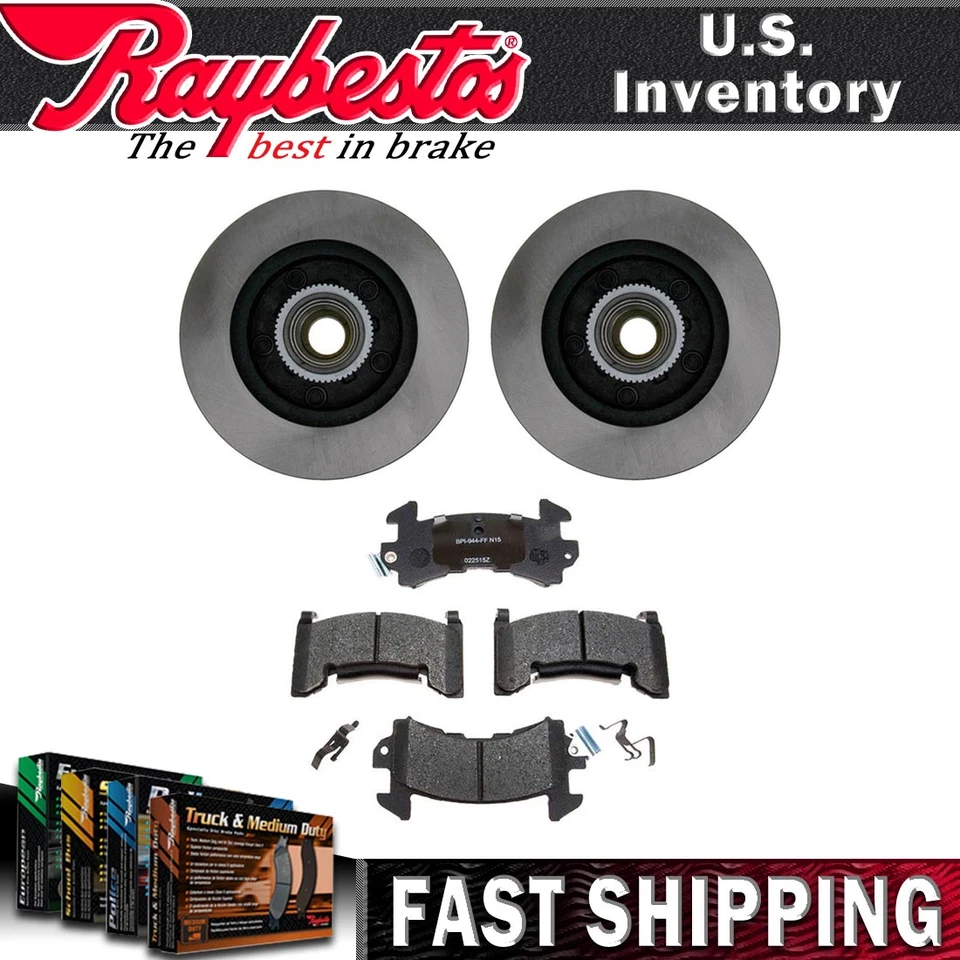 Conjunto de rotor y buje de freno delantero y pastillas de freno para GMC Sonoma 1998-2002 Foto 1 de 4