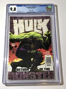 2002 INCREDIBLE HULK V2 #34 ANNUAL #1 STERANKO HOMAGE RARE NEWSSTAND CGC 9.8 WP - Picture 1 of 8