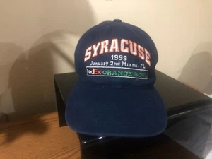 Vtg Fedex Orange Bowl 1999 Orange Bowl Miami, FL. Snapback Cap Hat - Picture 1 of 5