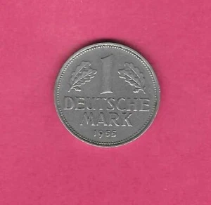 GERMANY GERMAN KM110 1955 J VF-VERY FINE-NICE OLD VINTAGE LARGE  MARK COIN - Picture 1 of 1