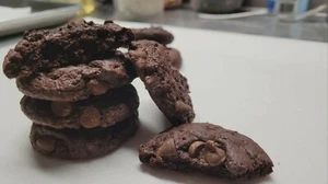 Chocolate Triple Overload Cookies 2 Dozen Made Fresh Soft Chewy and delicious - Picture 1 of 8